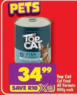 Shoprite TOP CAT CAT FOOD offer