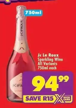 Shoprite JC Le Roux Sparkling Wine offer