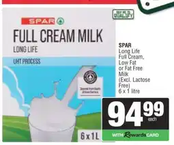 Spar SPAR Full Cream Milk offer