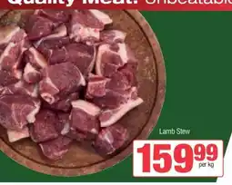 Spar Lamb Stew offer