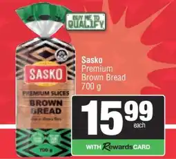 Spar Sasko Premium Brown Bread offer