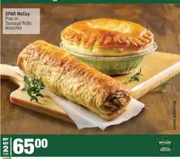 Spar SPAR McCoy Pies or Sausage Rolls Assorted offer