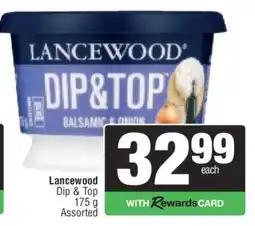 Spar LANCEWOOD Dip&Top offer