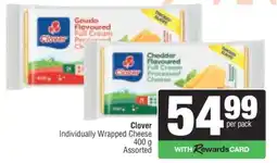 Spar Clover Individually Wrapped Cheese offer