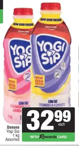 Spar DANONE Yogi Sip offer