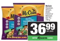 Spar McCain Stir Fry offer