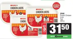 Spar SPAR Frozen Chicken Liver offer