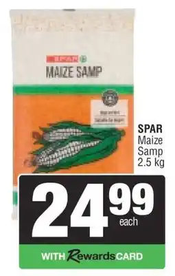 Spar SPAR Maize Samp 2.5 kg offer