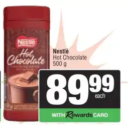 Spar Nestlé Hot Chocolate offer