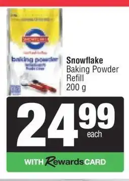 Spar SNOWFLAKE BAKING POWDER REFILL offer