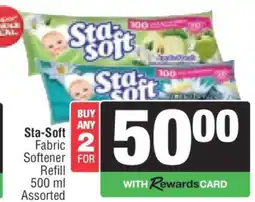 Spar STA-SOFT FABRIC SOFTENER REFILL offer