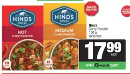 Spar HINDS CURRY POWDER offer
