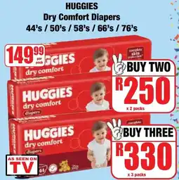 Boxer Superstores Huggies Dry Comfort Diapers offer