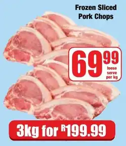 Boxer Superstores Frozen Sliced Pork Chops offer