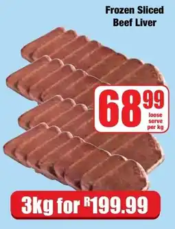 Boxer Superstores Frozen Sliced Beef Liver offer