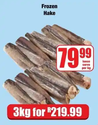 Boxer Superstores Frozen Hake offer