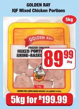 Boxer Superstores Golden Ray IQF Mixed Chicken Portions offer