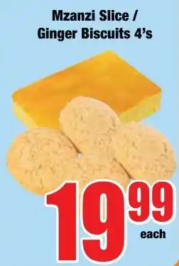 Boxer Superstores Mzanzi Slice/ Ginger Biscuits offer