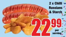 Boxer Superstores Chilli Russians & Starch offer