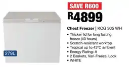 OK Furniture KIC Chest Freezer offer