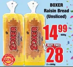 Boxer Superstores Boxer Raisin Bread Unsliced offer
