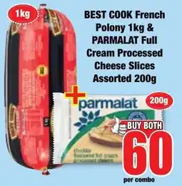 Boxer Superstores Best Cook French Polony & Parmalat Full Cream Processed Cheese Slices Assorted offer