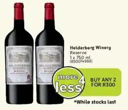 Makro’s liquor Helderberg Winery Reserve offer