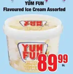 Boxer Superstores Yum Fun Flavoured Ice Cream Assorted offer