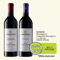 Makro’s liquor Lanzerac Pinotage or Cabernet Sauvignon offer