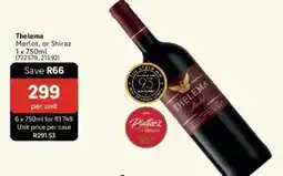 Makro’s liquor Thelema Merlot, or Shiraz offer