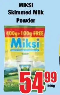 Boxer Superstores Miksi Skimmed Milk Powder offer