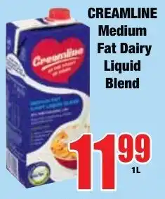 Boxer Superstores Creamline Medium Fat Dairy Liquid Blend offer