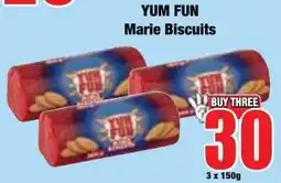 Boxer Superstores Yum Fun Marie Biscuits offer