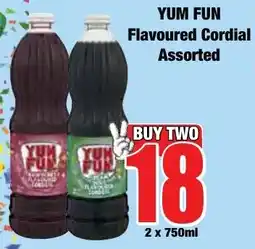 Boxer Superstores Yum Fun Flavoured Cordial Assorted offer