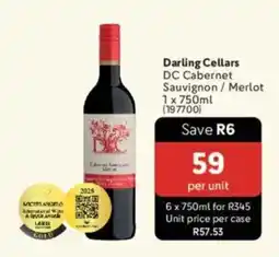 Makro’s liquor Darling Cellars DC Cabernet Sauvignon/ Merlot offer