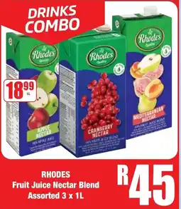 Boxer Superstores Rhodes Fruit Juice Nectar Blend Assorted offer