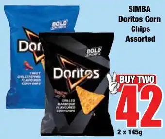 Boxer Superstores Simba Doritos Corn Chips Assorted offer