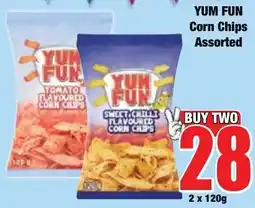 Boxer Superstores Yum Fun Corn Chips Assorted offer