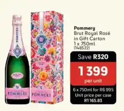 Makro’s liquor Pommery Brut Royal Rosé in Gift Carton offer