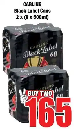 Boxer Superstores Carling Black Label Cans offer