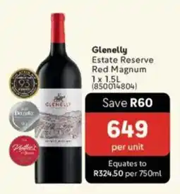 Makro’s liquor Glenelly Estate Reserve Red Magnum offer