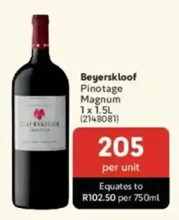 Makro’s liquor Beyerskloof Pinotage Magnum offer