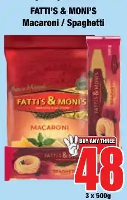 Boxer Superstores Fatti's & Moni's Macaroni/ Spaghetti offer