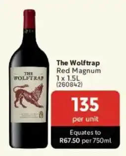 Makro’s liquor The Wolftrap Red Magnum offer