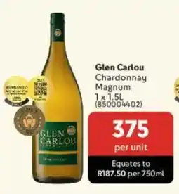 Makro’s liquor Glen Carlou Chardonnay Magnum offer