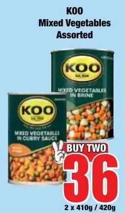 Boxer Superstores Koo Mixed Vegetables Assorted offer
