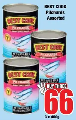 Boxer Superstores Best Cook Pilchards Assorted offer