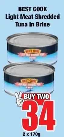 Boxer Superstores Best Cook Light Meat Shredded Tuna In Brine offer