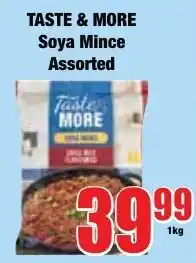 Boxer Superstores Taste & More Soya Mince Assorted offer