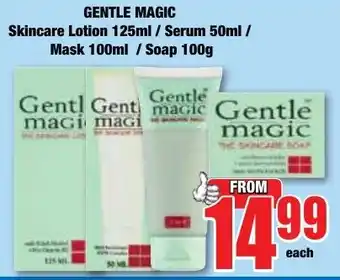 Boxer Superstores Gentle Magic Skincare Lotion/ Serum/ Mask/ Soap offer